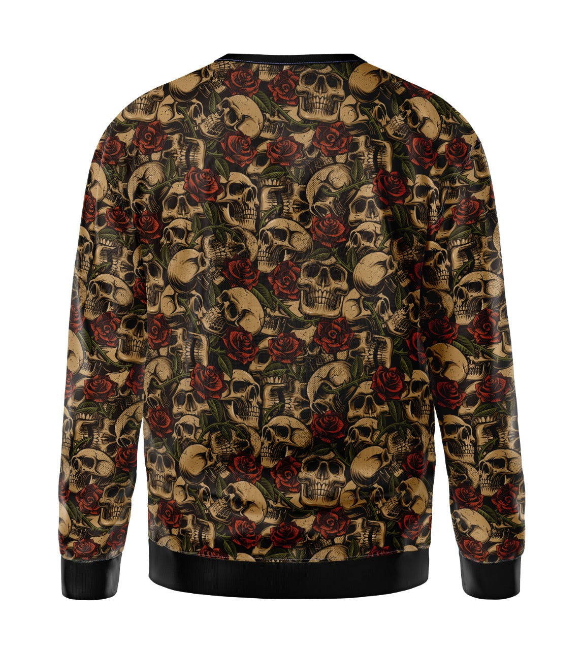 Sudadera Full Print TS 017 CALAVERAS Y ROSAS