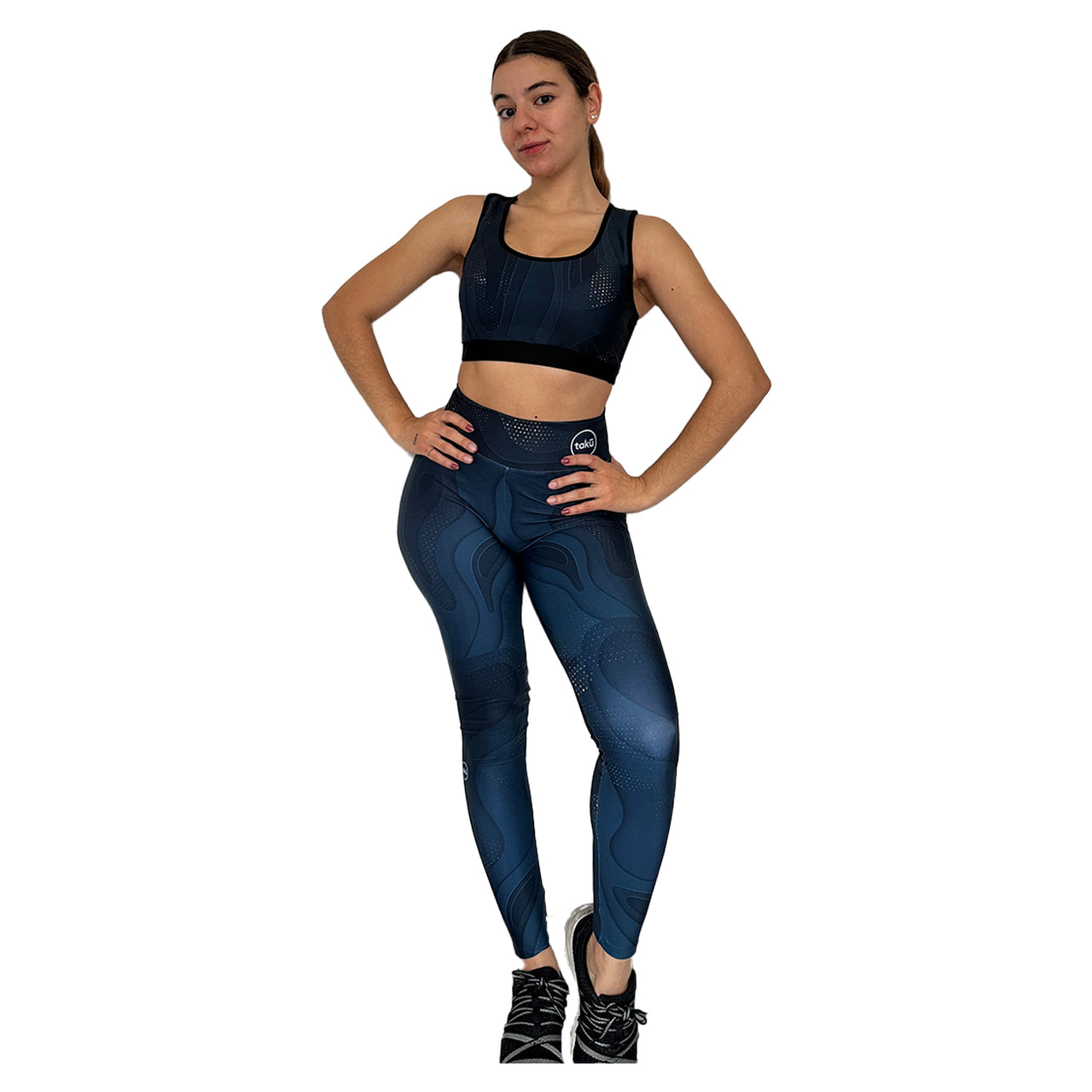 Conjuinto deportivo Leggin + Top mod Taku 117