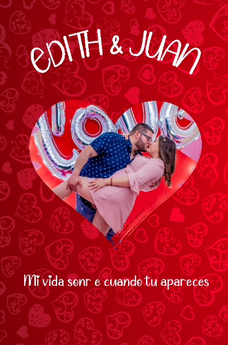 Perzonaliza tu Frazada San Valentin