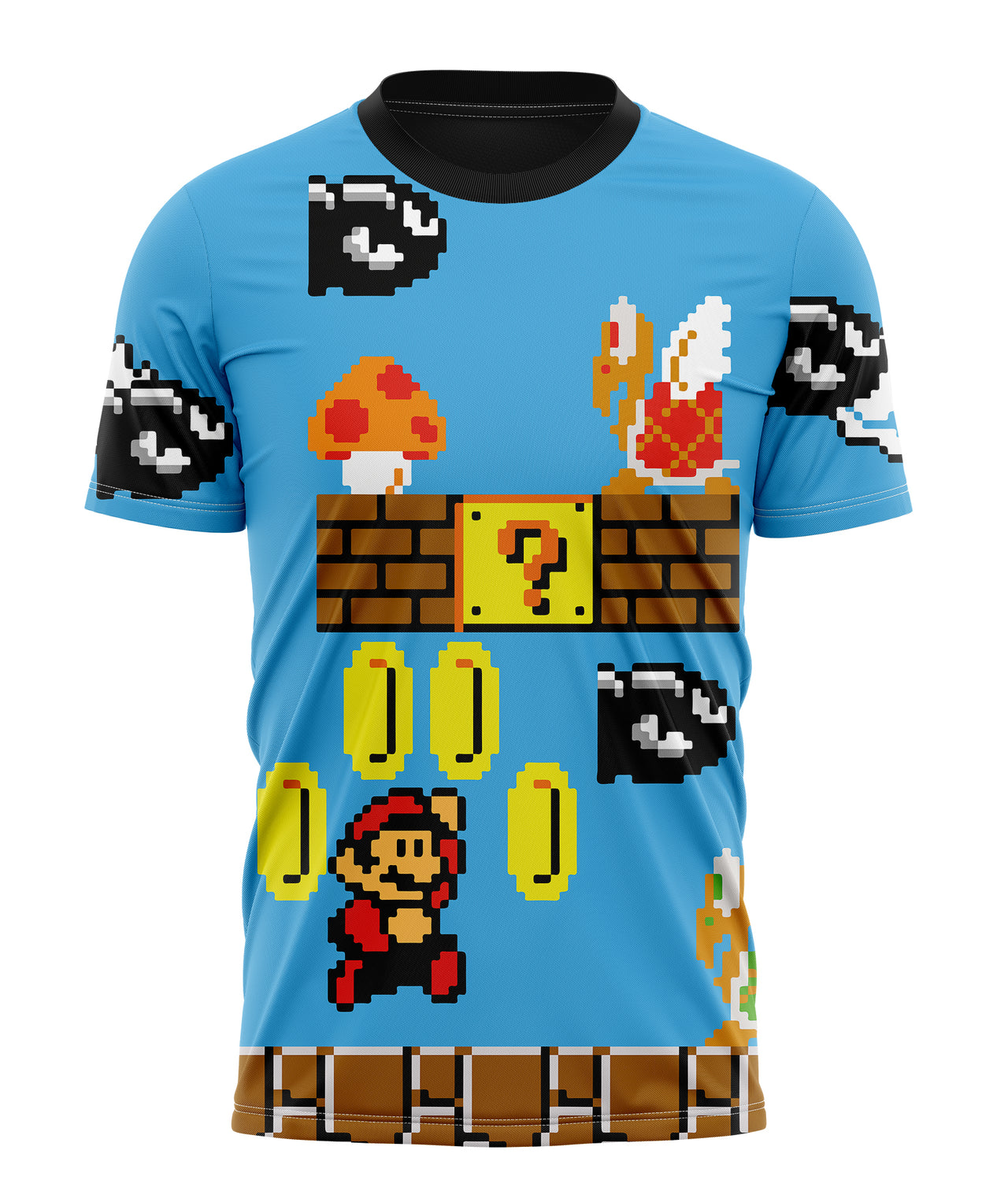 Playera Full Print Taku 390 Retro Gaming